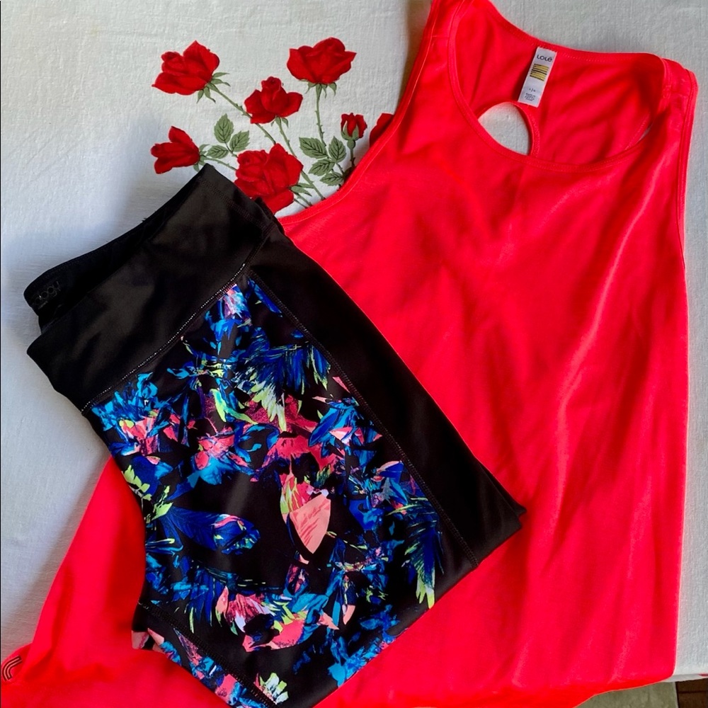 Women’s Size Large Workout Top & Leggings